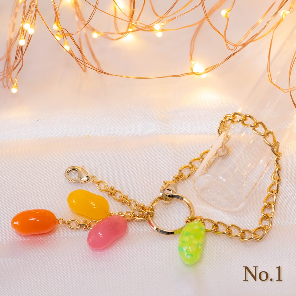 バッグチャーム - ゼリービーンズ