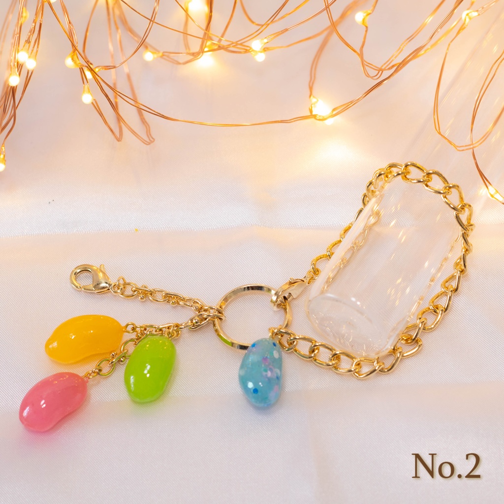 バッグチャーム - ゼリービーンズ