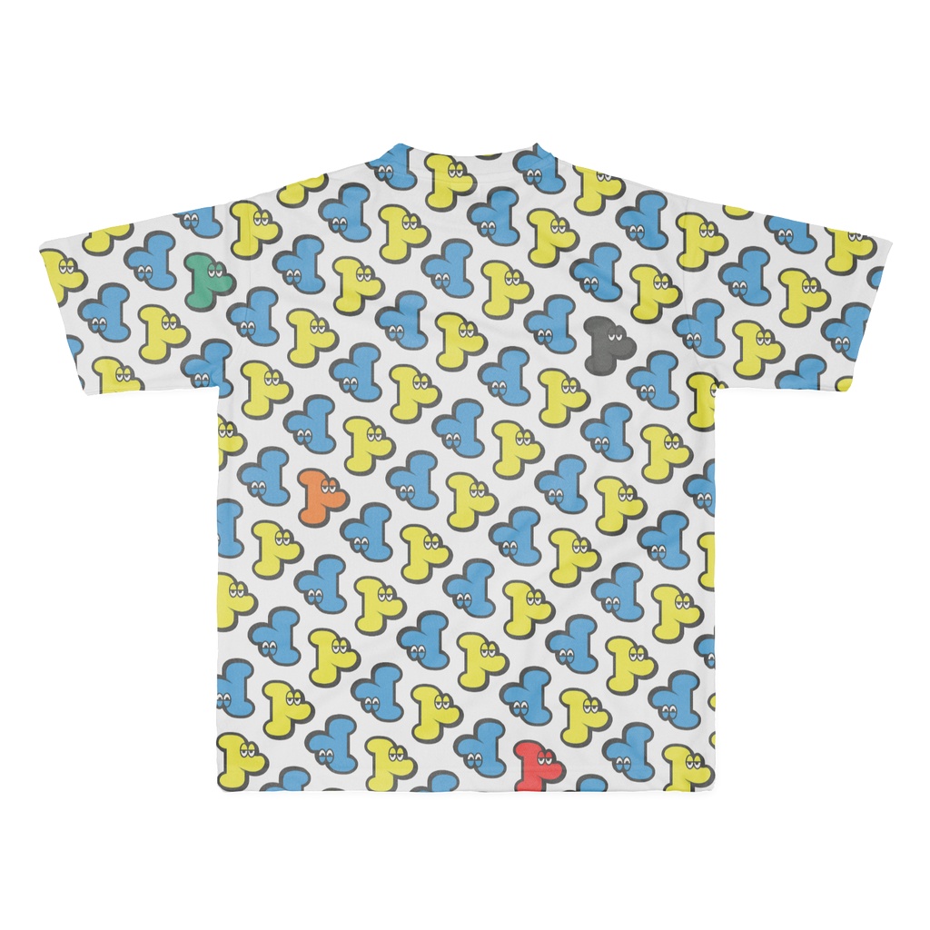 Tシャツ|ドドドドモノグラム(ホワイト)