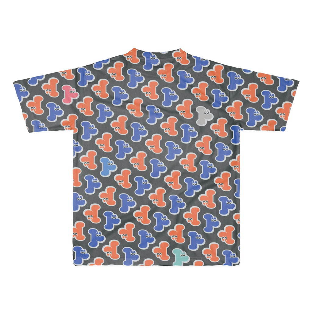 ドドドドモノグラムTシャツ(ブラック)