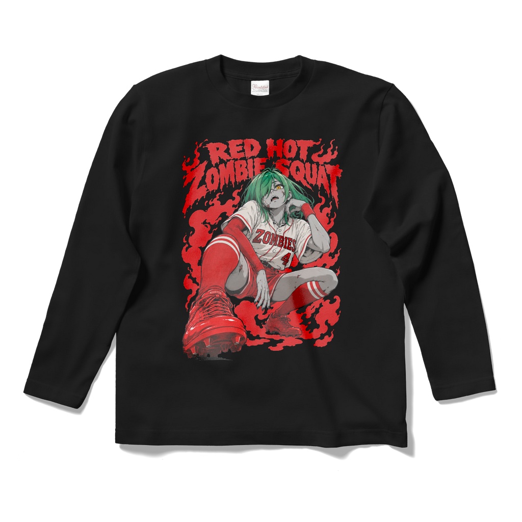 ロンT|RED HOT ZOMBIE SQUAT