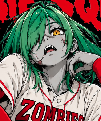 ロンT|RED HOT ZOMBIE SQUAT
