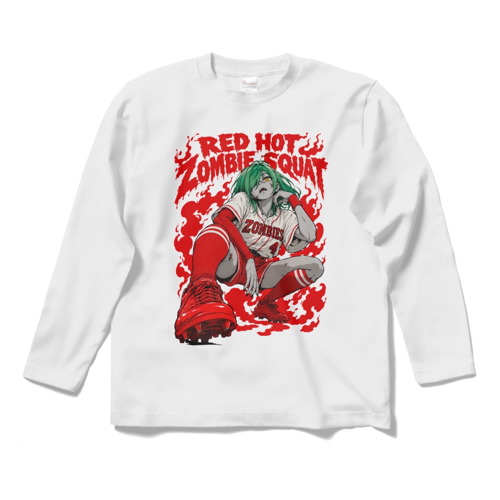 ロンT|RED HOT ZOMBIE SQUAT