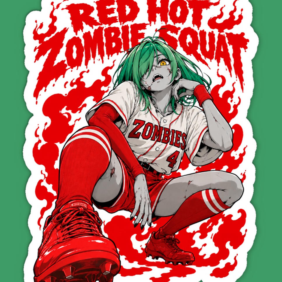 RED HOT ZOMBIE SQUAT