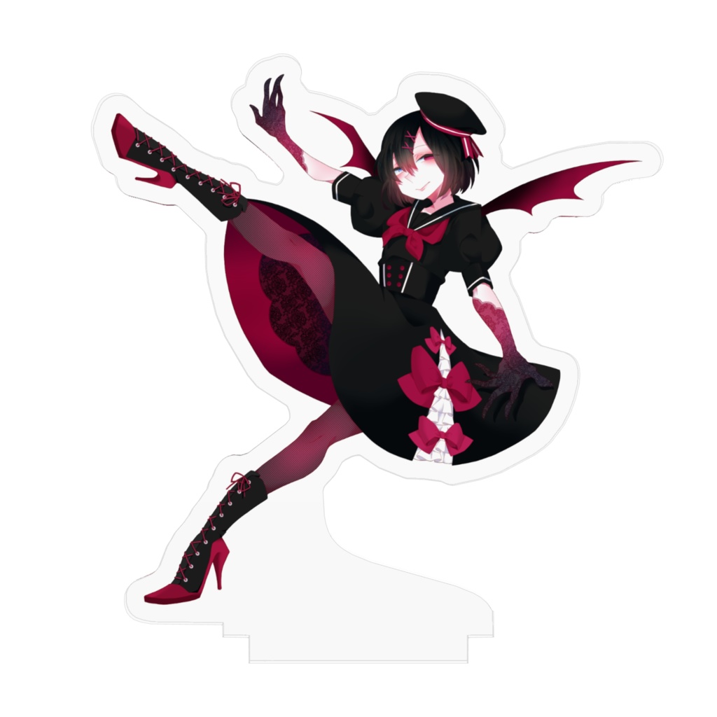 黒セーラー魔法少女アクスタ