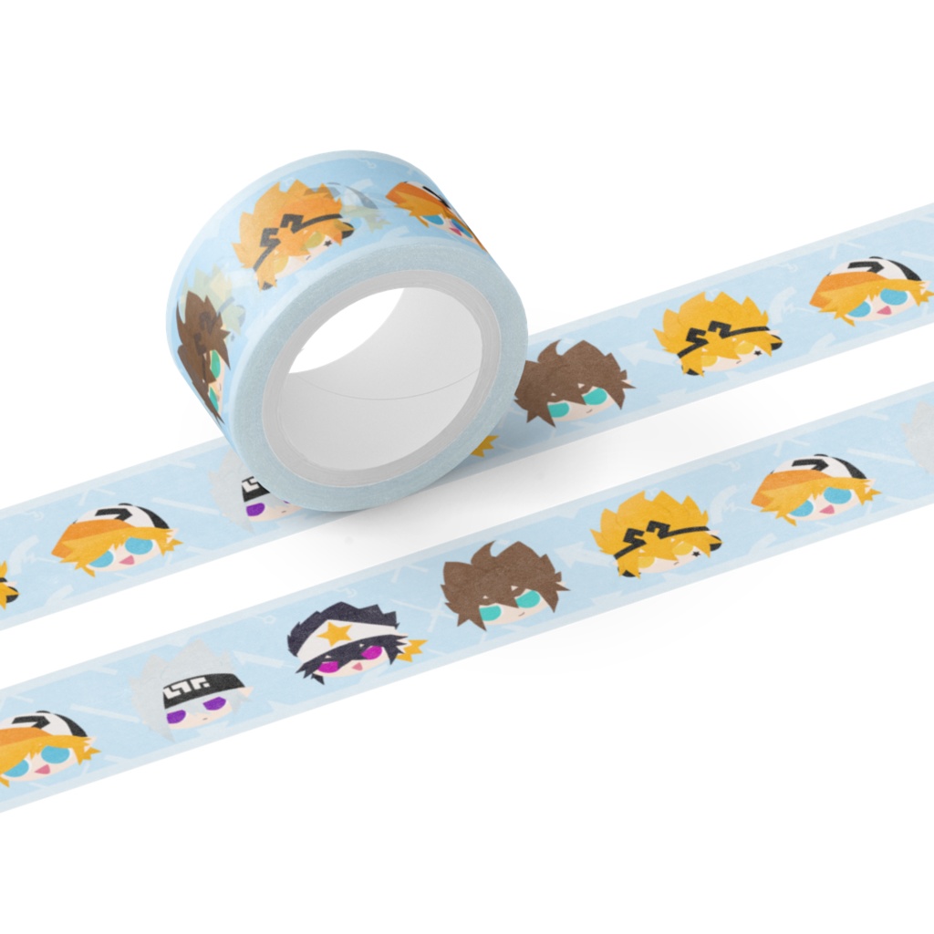 【凹凸世界新生】TOP5生首マスキングテープ