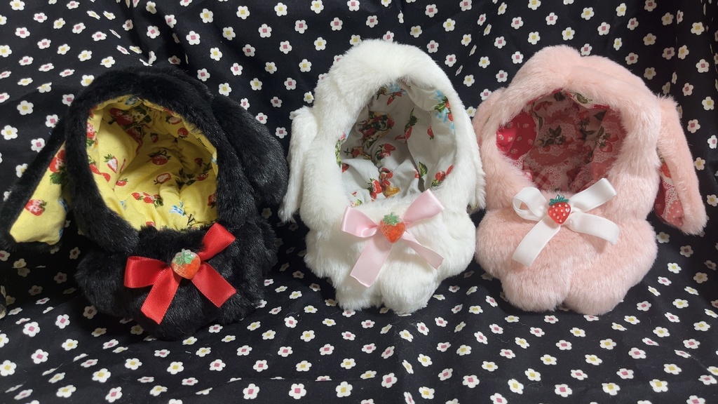 いちごうさぎ着ぐるみ もちぴこ、ちょぴ用