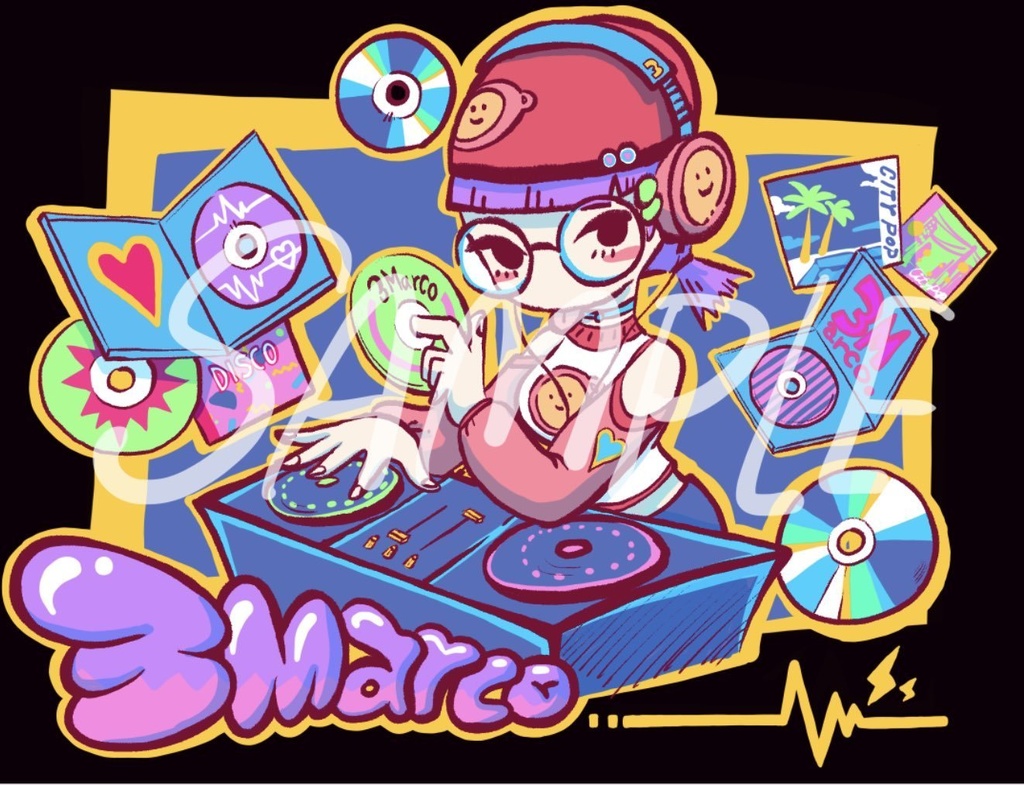 【値下げ】3MarcoTシャツ(デザイン:えりっくえいりあん)