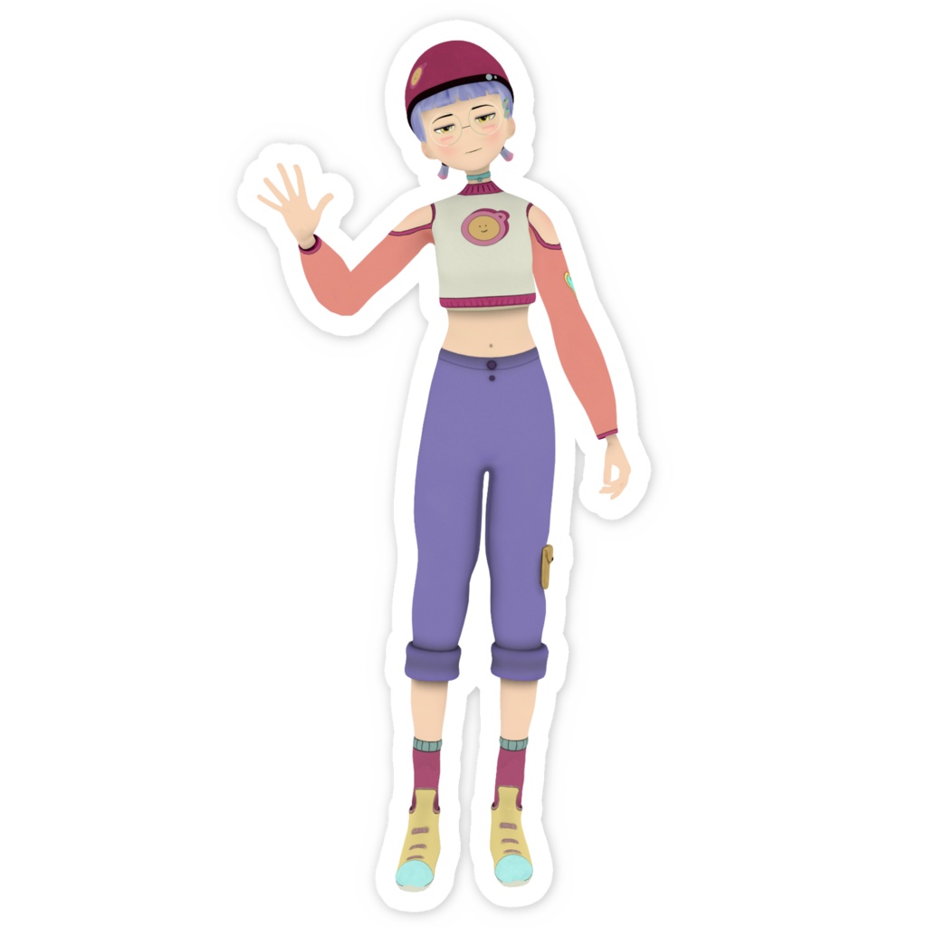 3Marcoスマホステッカー