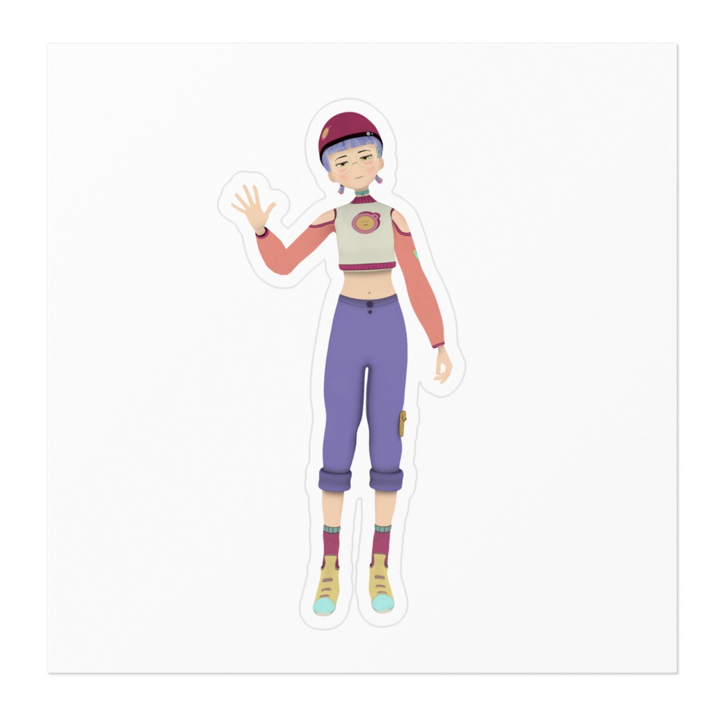 3Marcoステッカー