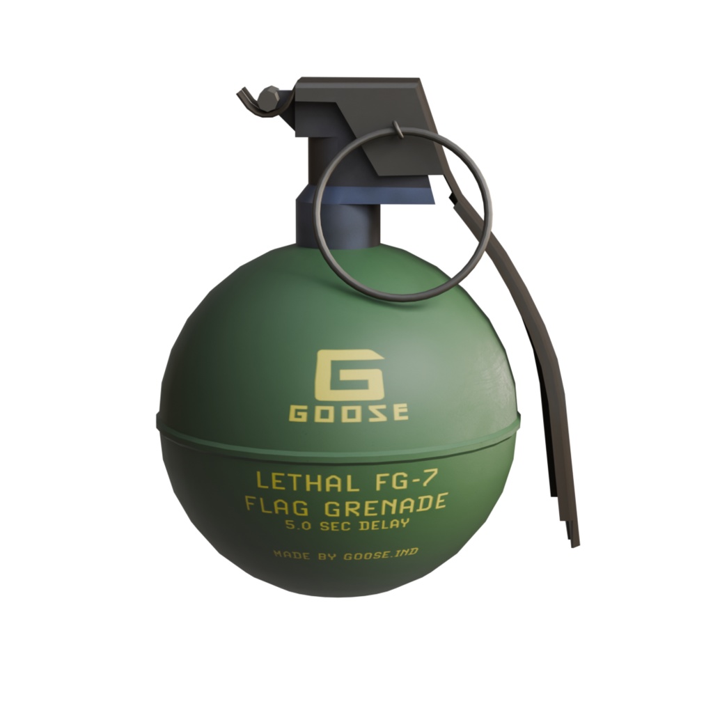 【3Dmodel】フラググレネード　FlagGrenade