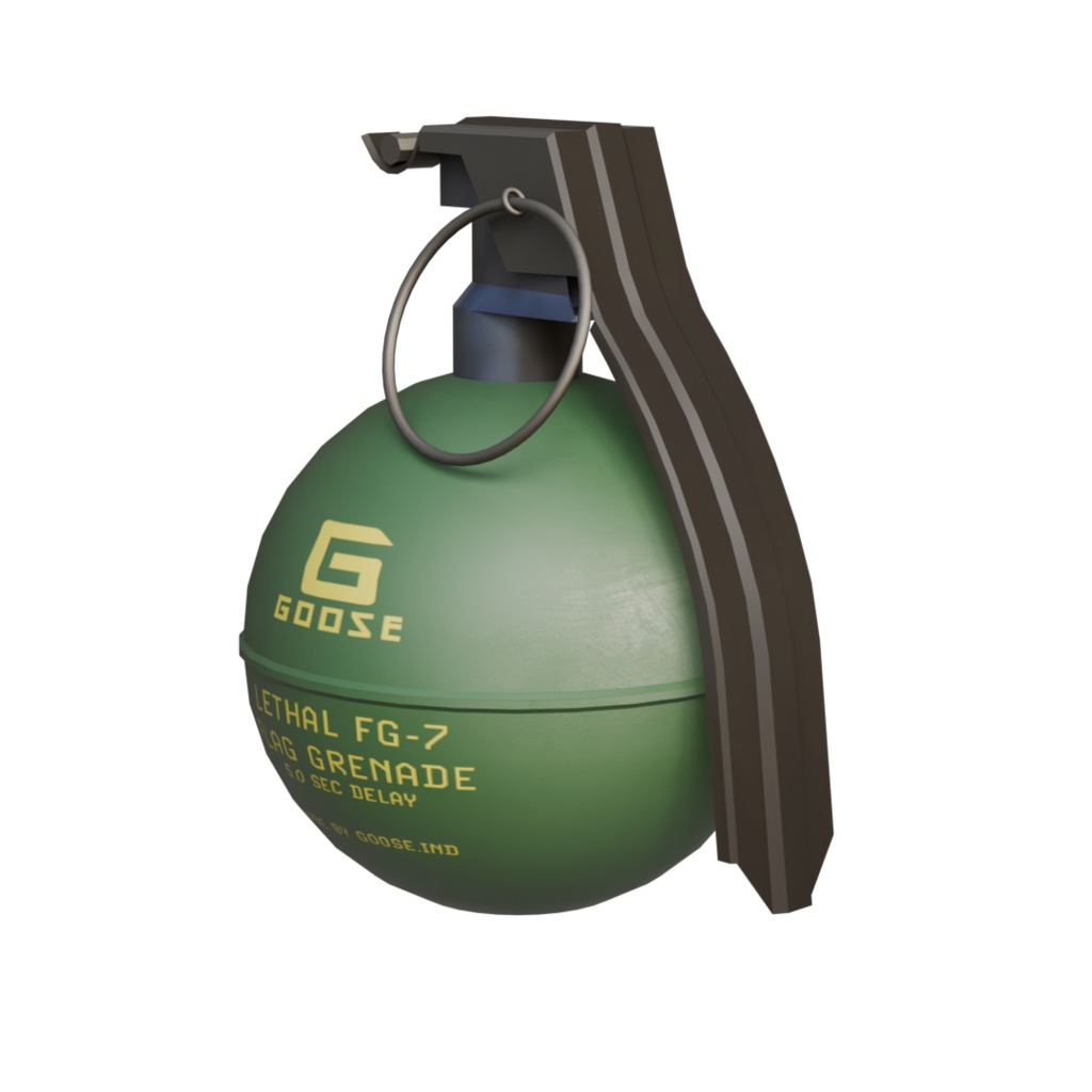 【3Dmodel】フラググレネード FlagGrenade