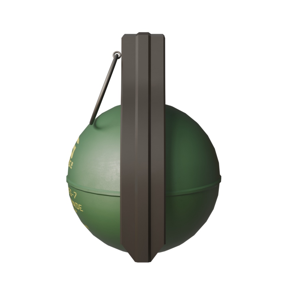 【3Dmodel】フラググレネード FlagGrenade