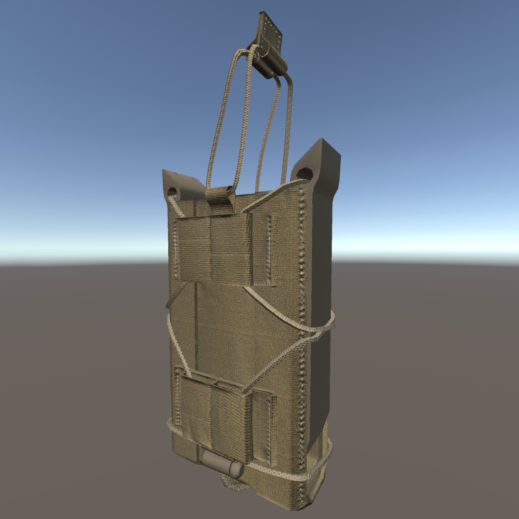 【3Dmodel】ライフル用マグホルスター