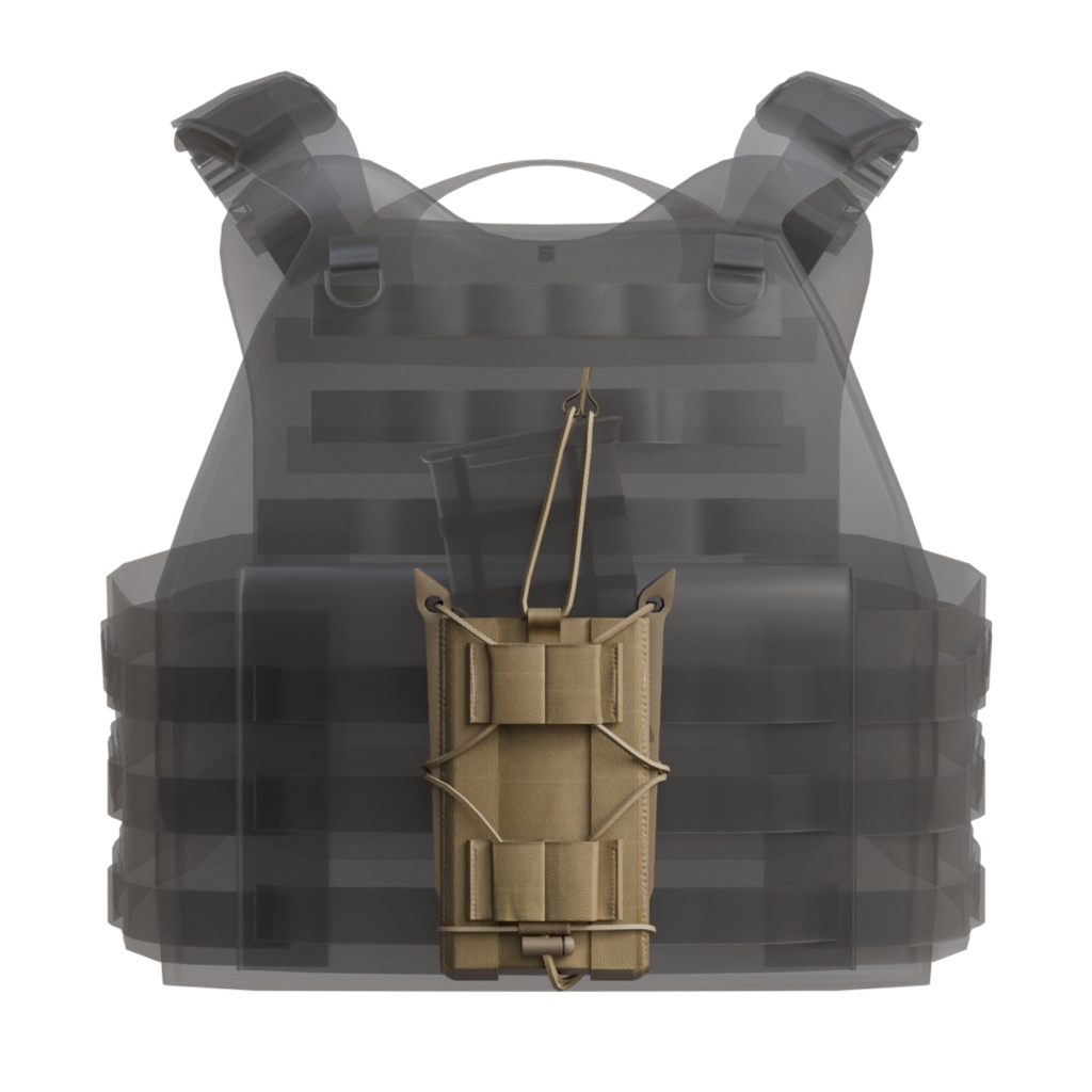 【3Dmodel】ライフル用マグホルスター