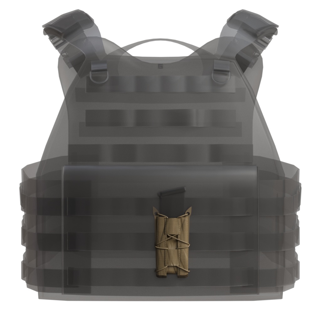 【3Dmodel】ピストル用マグホルスター