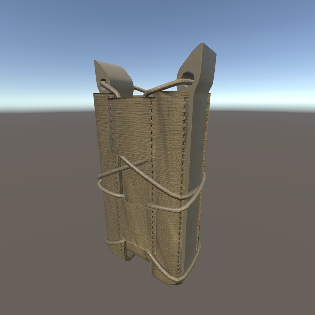 【3Dmodel】ピストル用マグホルスター