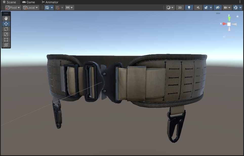 【3Dmodel】シューターベルト