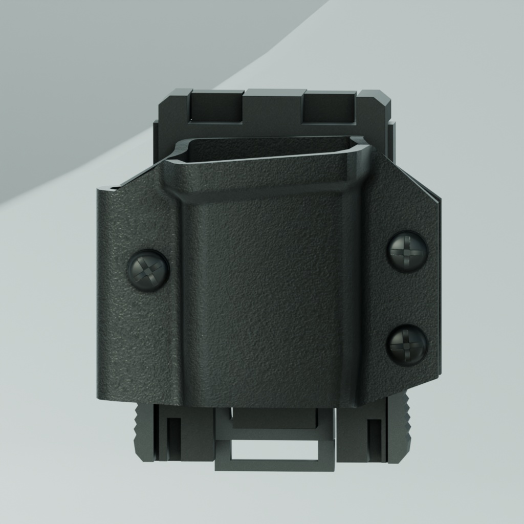 【3Dmodel】ピストル用マグホルダー