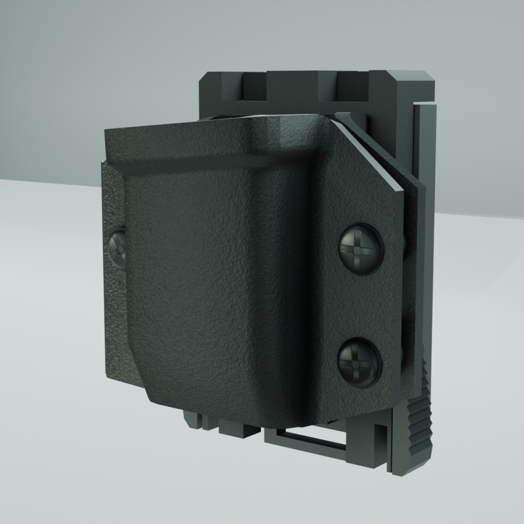 【3Dmodel】ピストル用マグホルダー