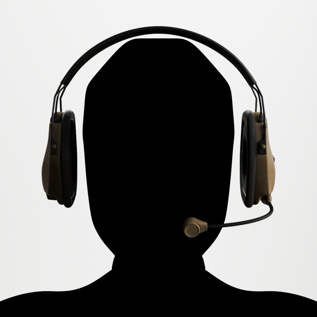 【3Dmodel】EchoTacヘッドセット