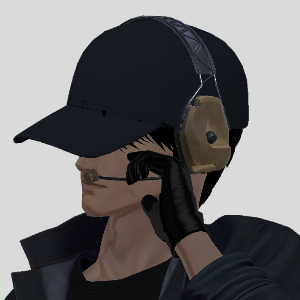 【3Dmodel】EchoTacヘッドセット