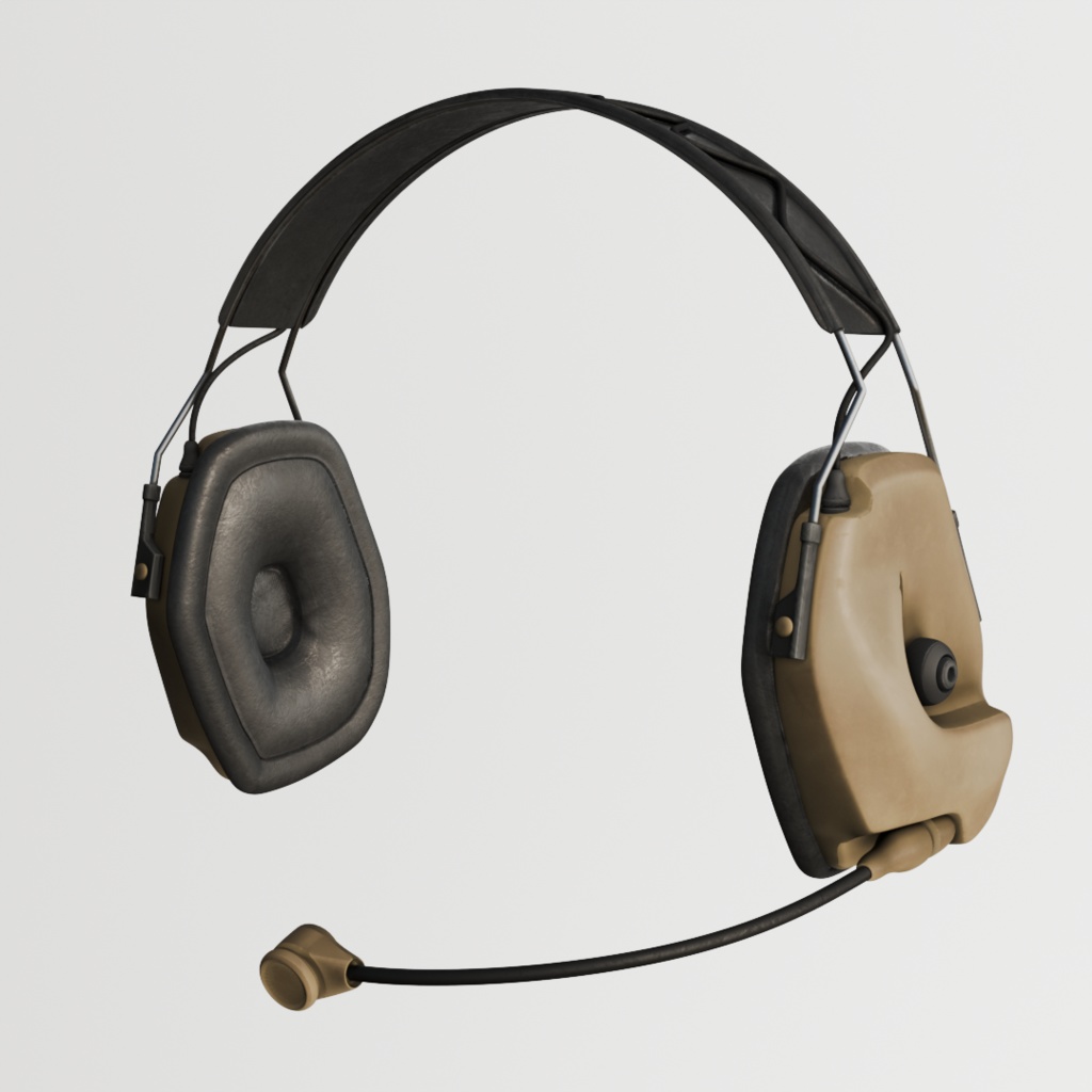 【3Dmodel】EchoTacヘッドセット