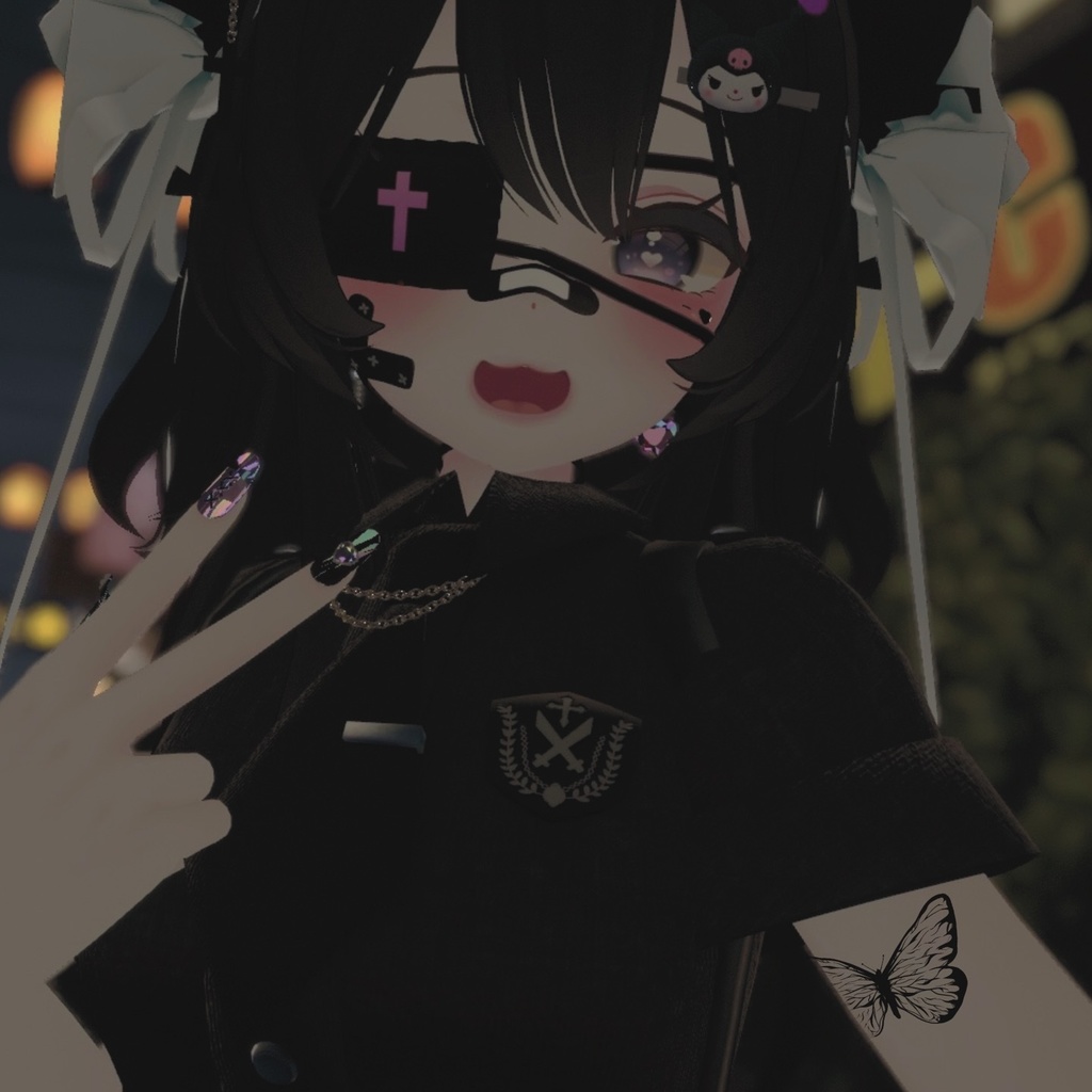 【 Butterfly Tattoo 】 ボディータトゥー