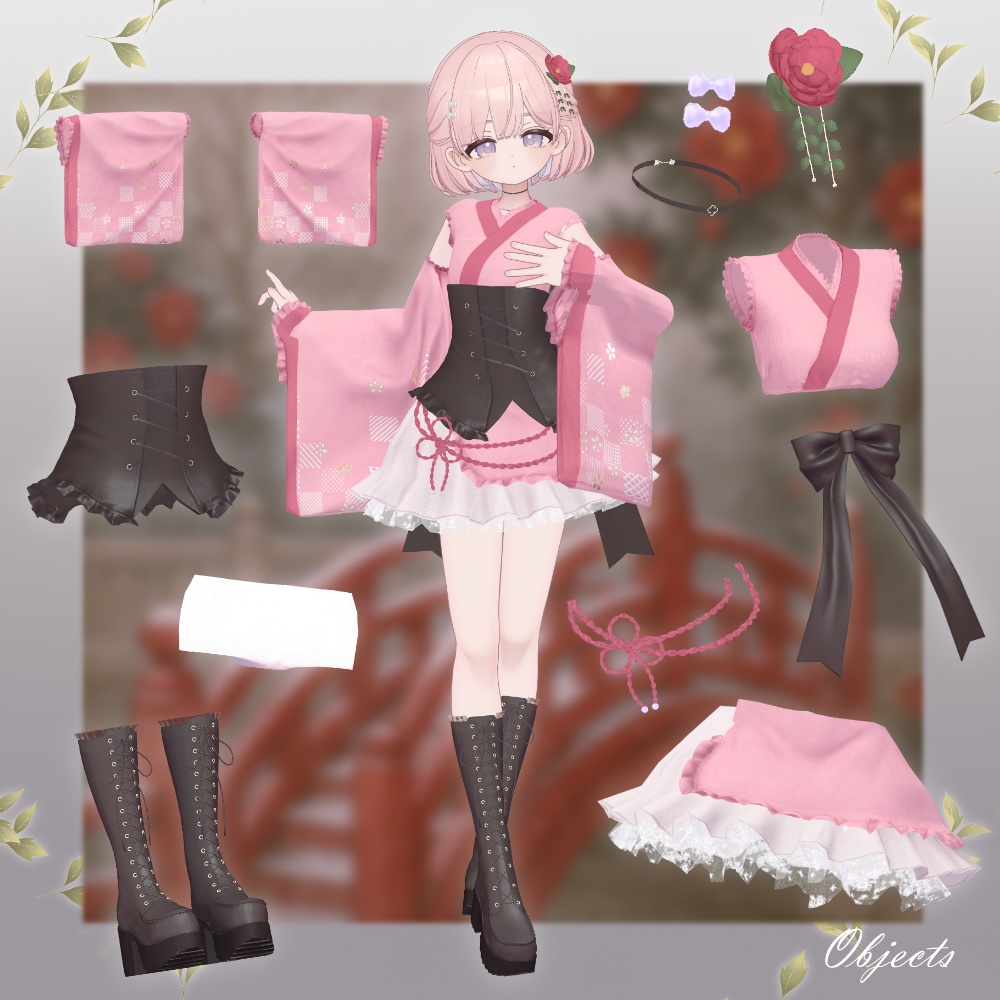 ʚ 22 アバター対応 ɞ Camellia Amour 👘ˎˊ˗