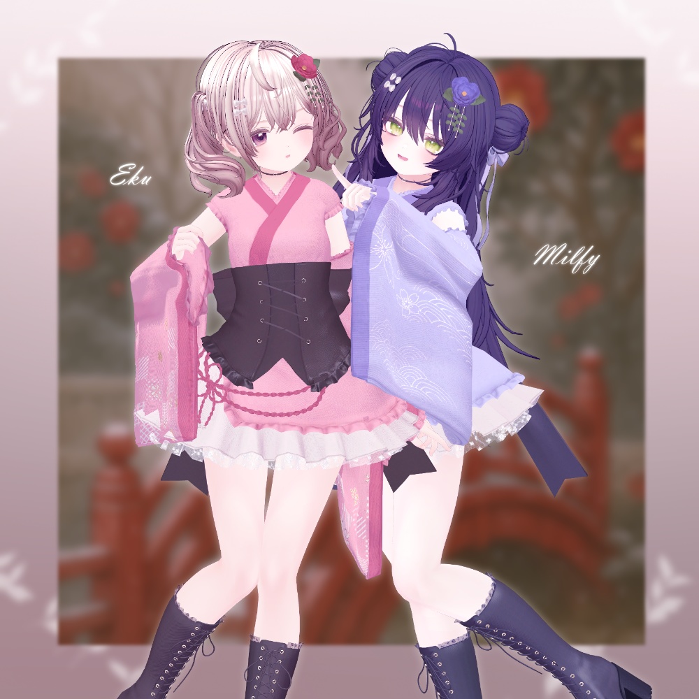 ʚ 22 アバター対応 ɞ Camellia Amour 👘ˎˊ˗