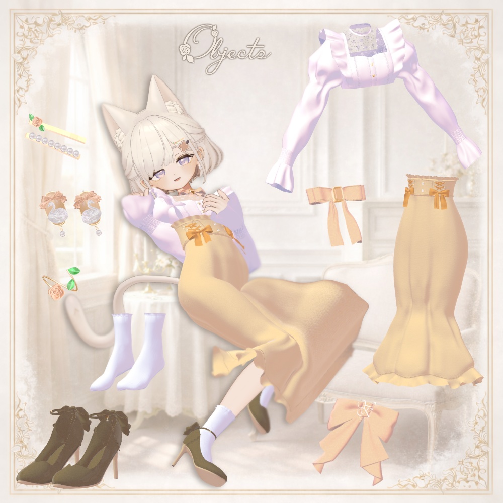 ʚ 25 アバター対応 ɞ Printemps mimi 🫖ˎˊ˗