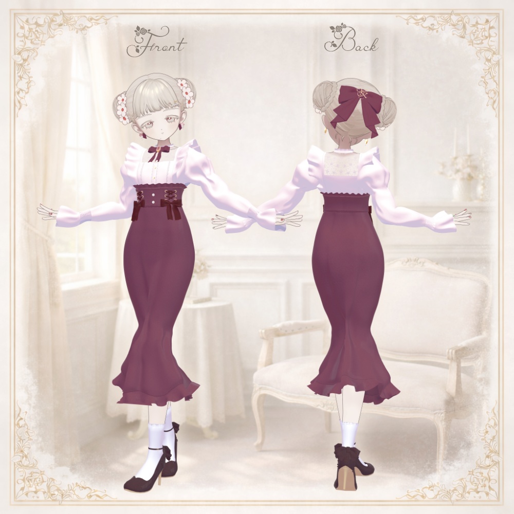 ʚ 25 アバター対応 ɞ Printemps mimi 🫖ˎˊ˗