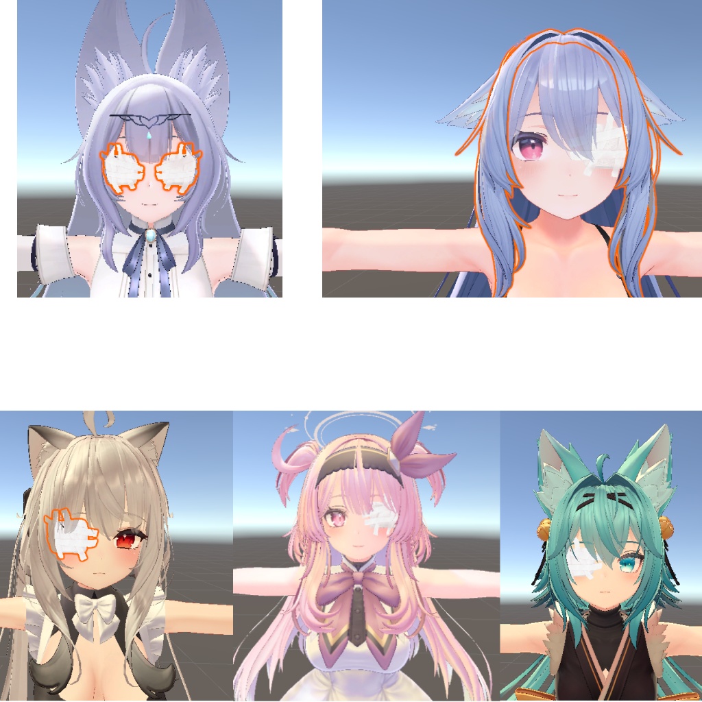 5アバター対応 ガーゼセット