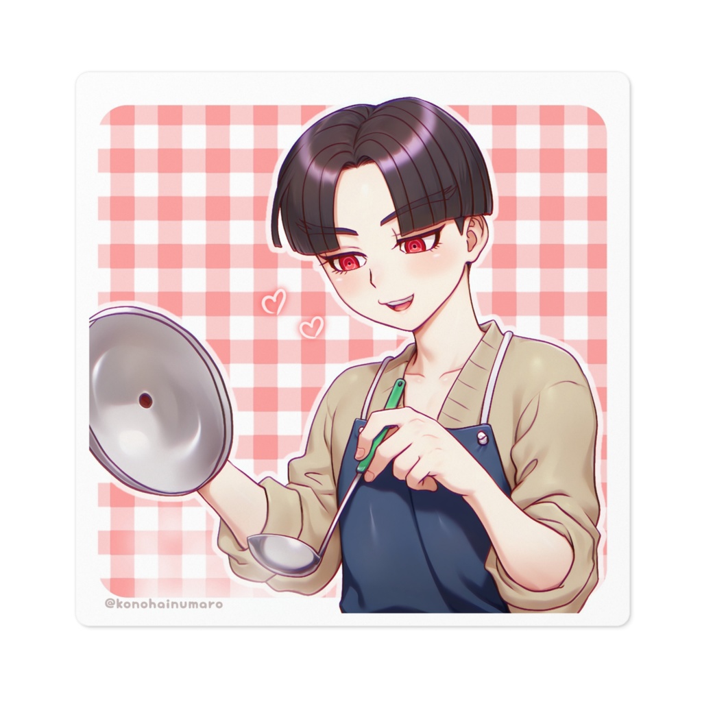 ステッカー「およめさん楽くん」