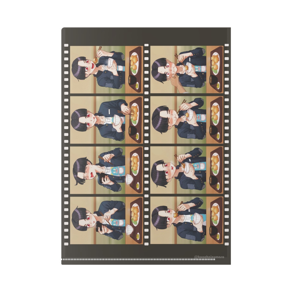 A4クリアファイル「ジャージと絆創膏」&「ご飯食べよう」