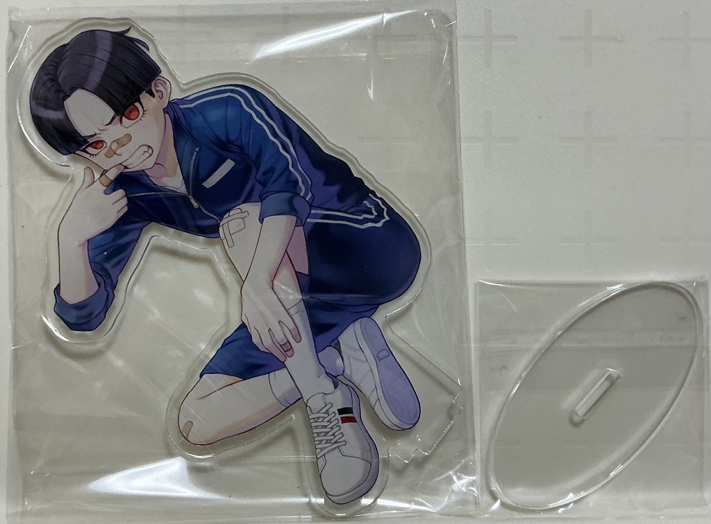 アクリルスタンド「ジャージと絆創膏楽くん」