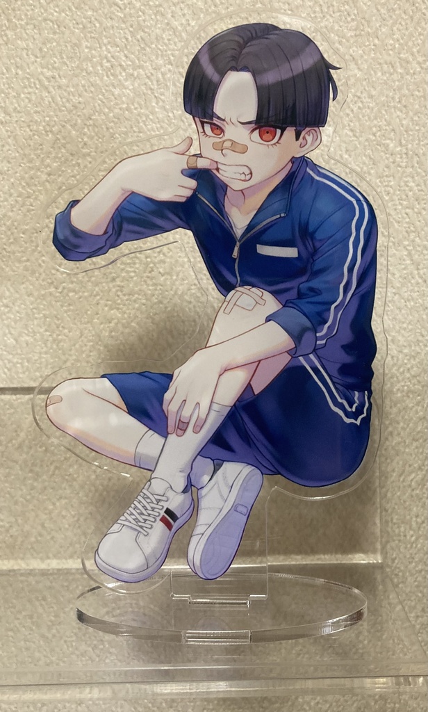 アクリルスタンド「ジャージと絆創膏楽くん」