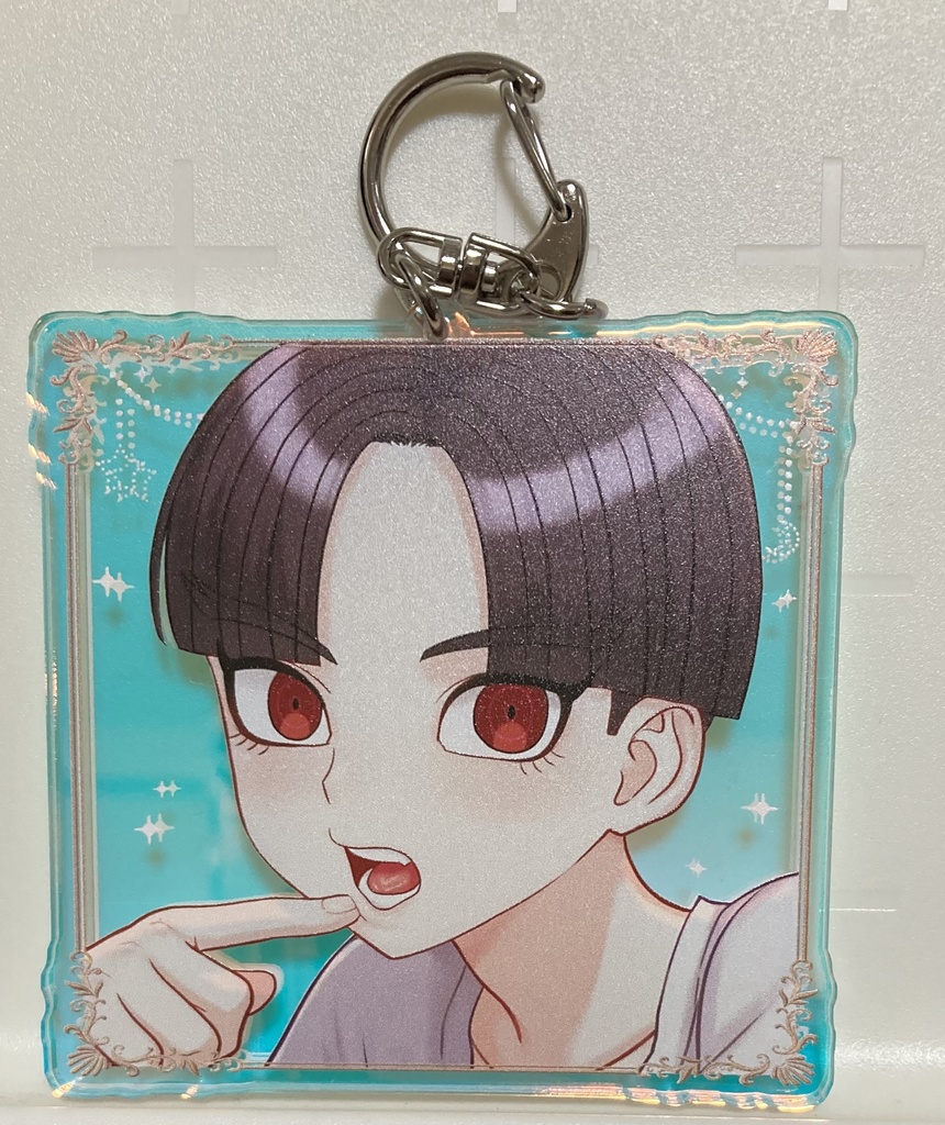 楽くんのくちびるオーロラアクリルキーホルダー