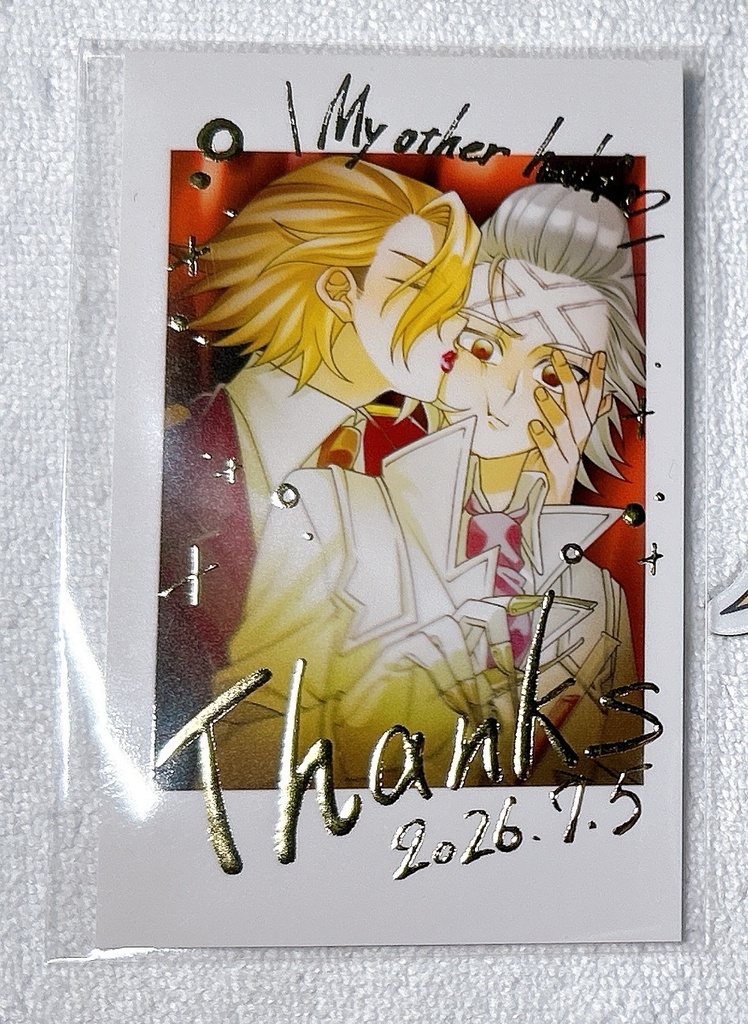 スタゼノ箔押しチェキ