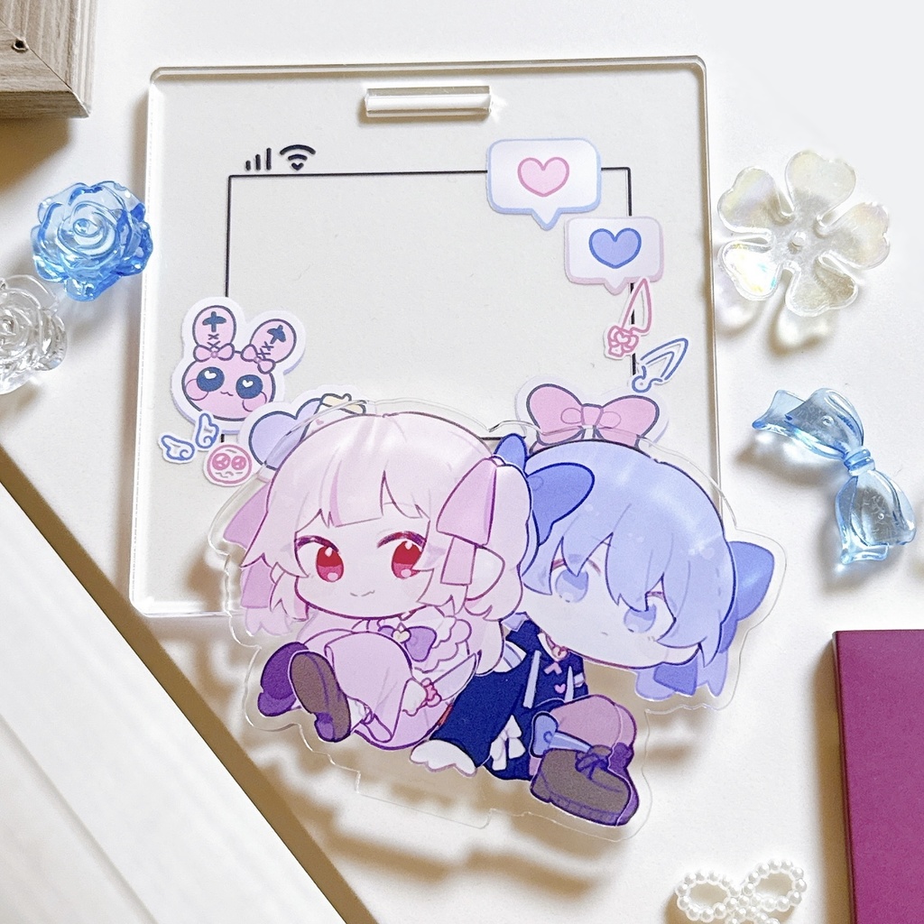 りりちーちゃんのアクリルフィギュアコースター(非公式)