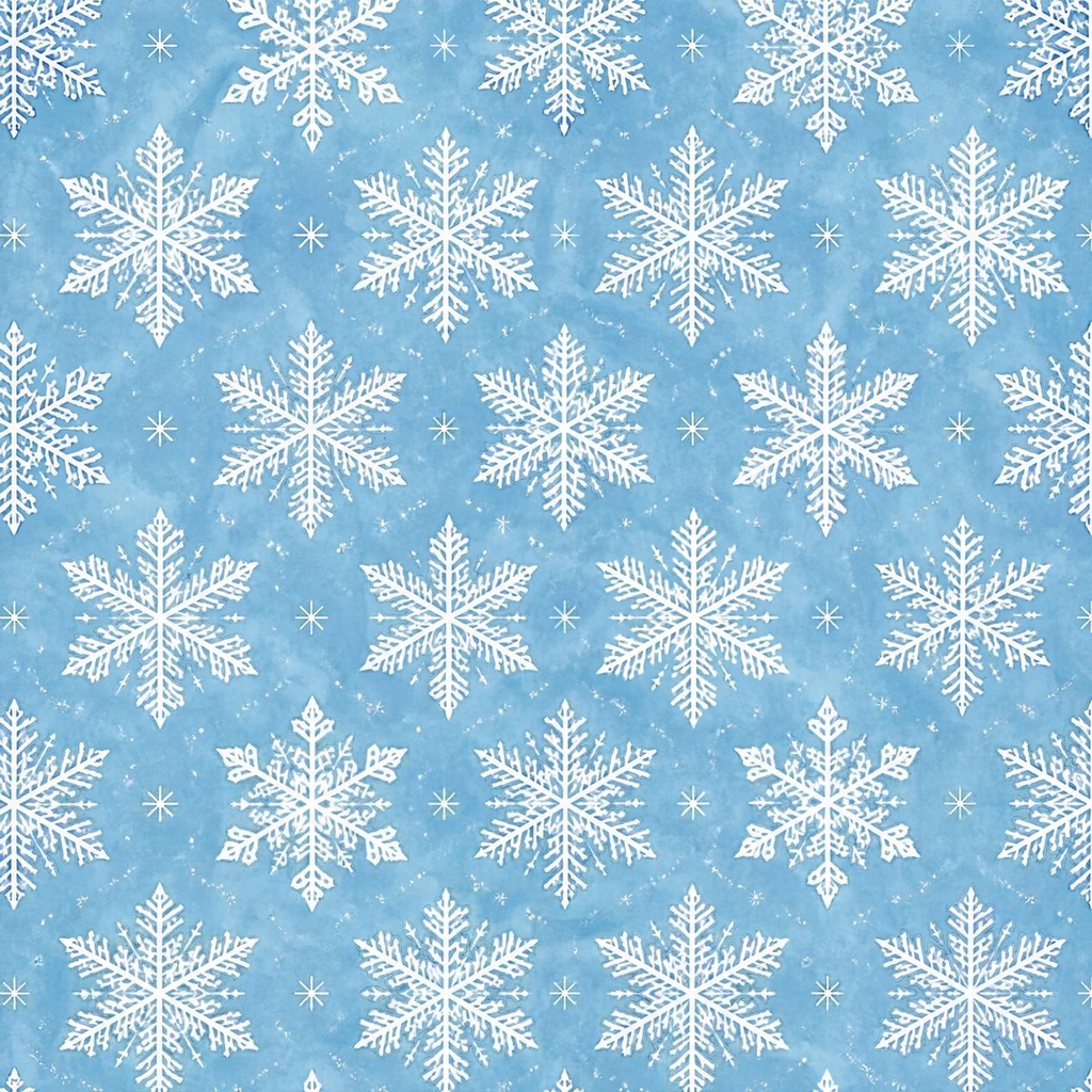 大人かわいい冬の温もりペーパー素材集（雪・ニット・クリスマス）