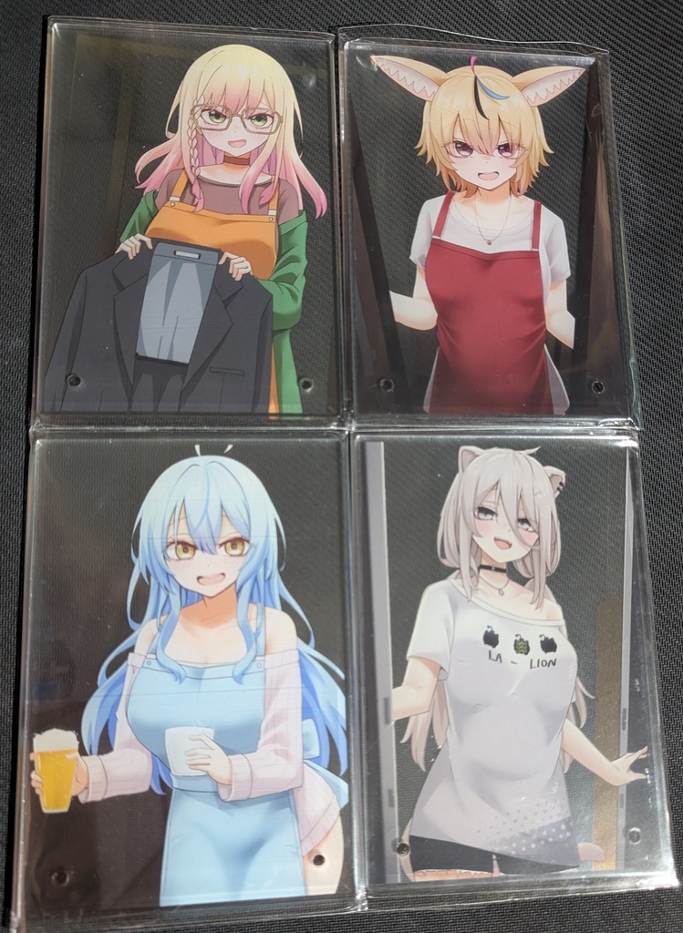 帰ったら推しが待っているアクリルパネル　ねぽらぼ4人セット