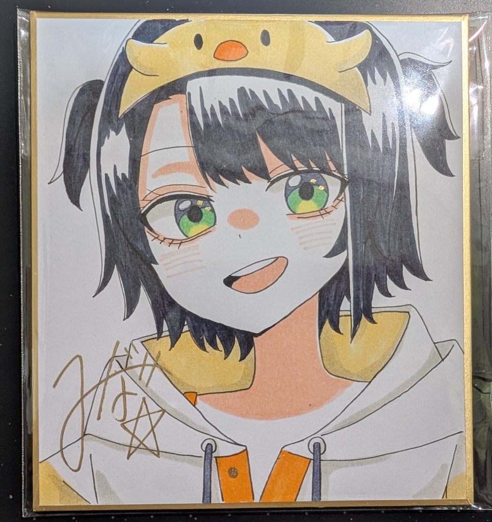 手描きミニ色紙　大空スバル