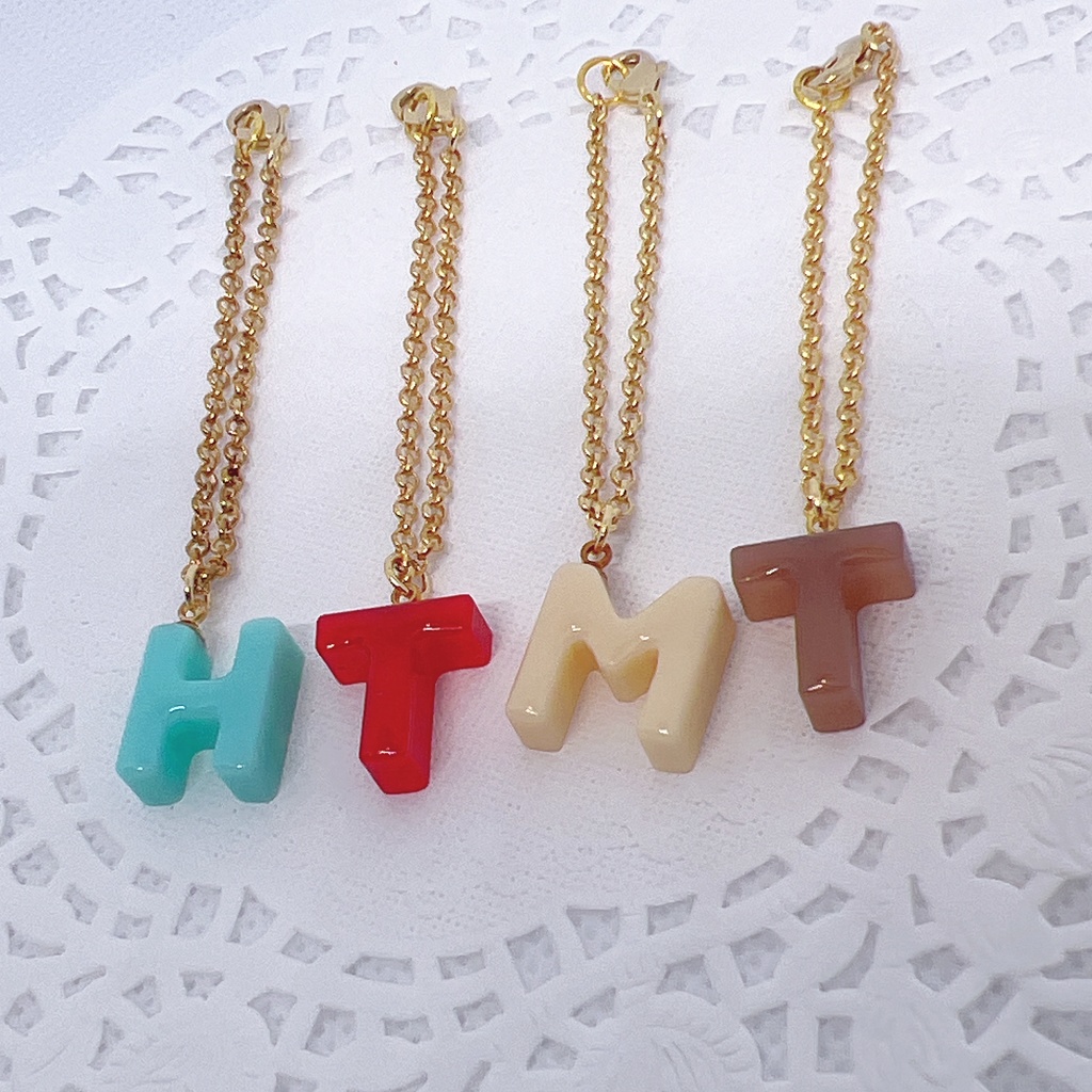 【アイナナ ドンぬい】イニシャルネックレス