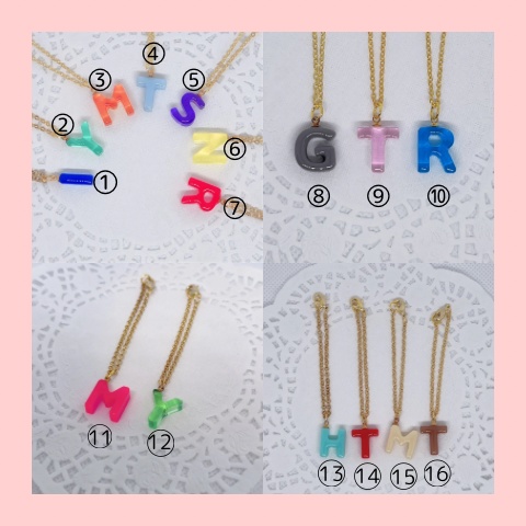 【アイナナ ドンぬい】イニシャルネックレス