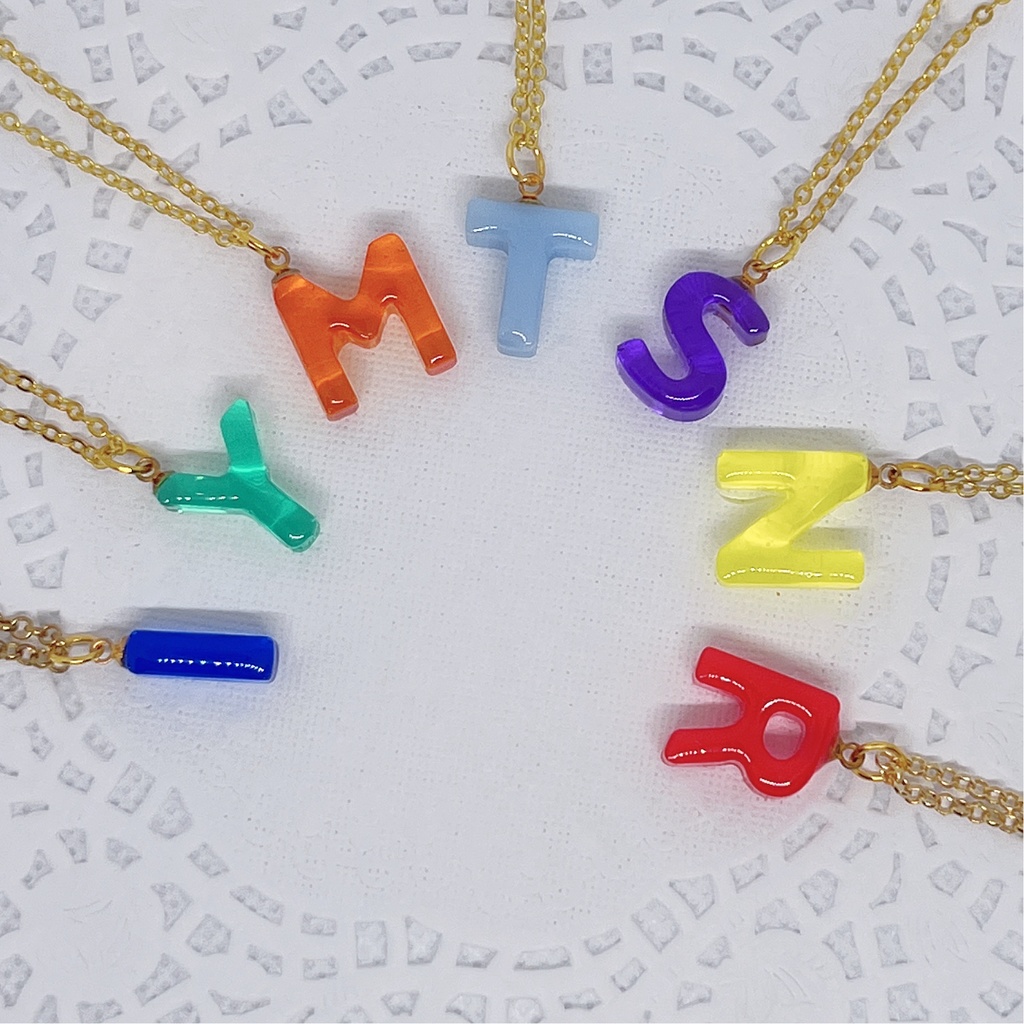 【アイナナ ドンぬい】イニシャルネックレス