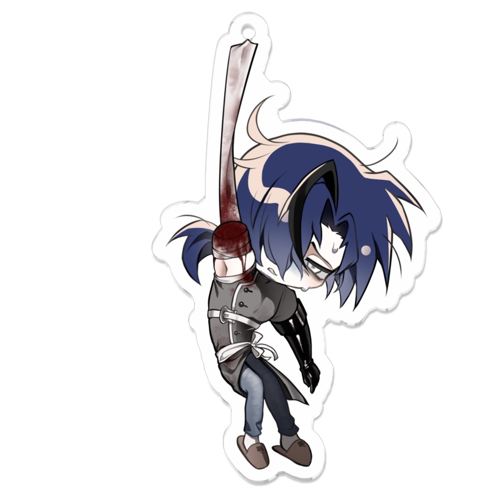 【うるさい一室104】羽見相楽 包帯ひっぱりアクキー