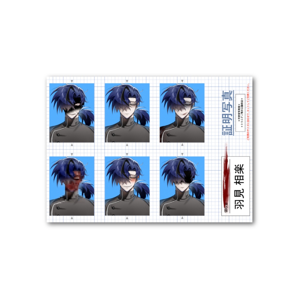 証明写真カード(羽見相楽)