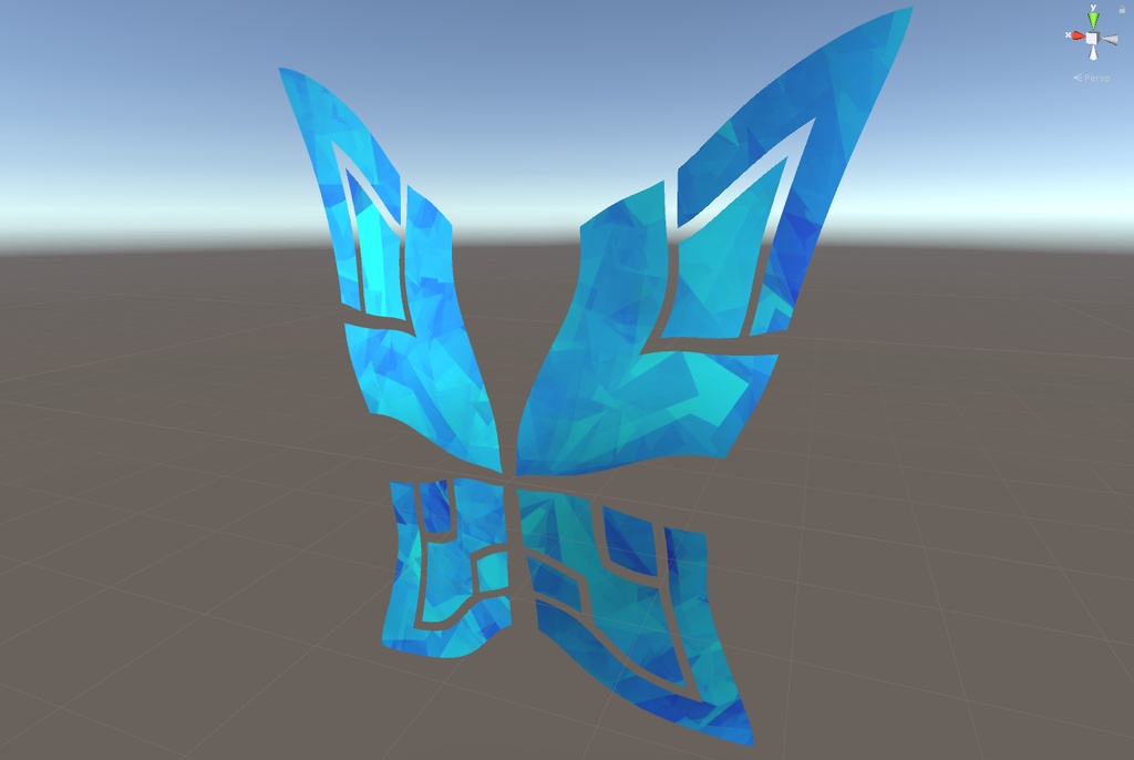 【無料有】ガラス細工の羽 _ Glasswork Feather