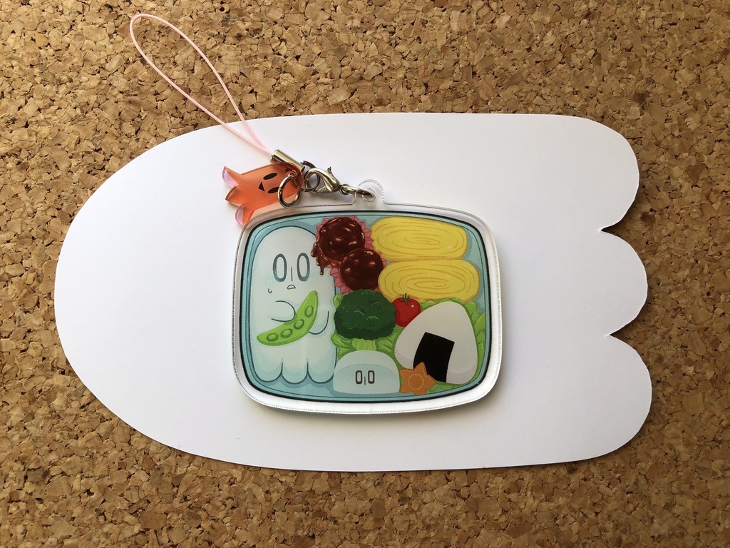 ゴーストランチBOXアクリルストラップ